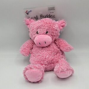 NWT hot and cold Bead Buddies pink pig aromatherapy plushie New *NOT A TOY*